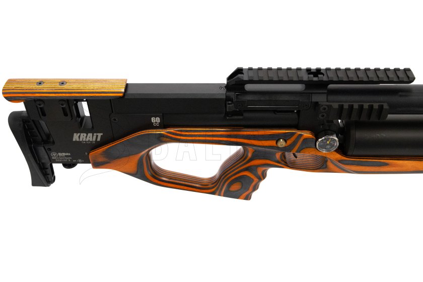 Luchtgeweer AirMaks Krait WX Tube 6,35mm Orange Lamino