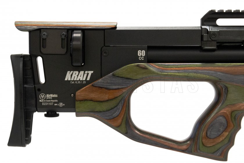 Luchtbuks AirMaks Krait WL 6,35mm Forest Lamino
