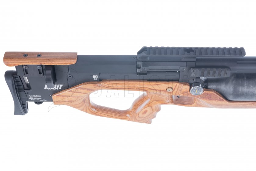 Carabine à air comprimé AirMaks Krait WL 6,35mm Light Brown Lamino