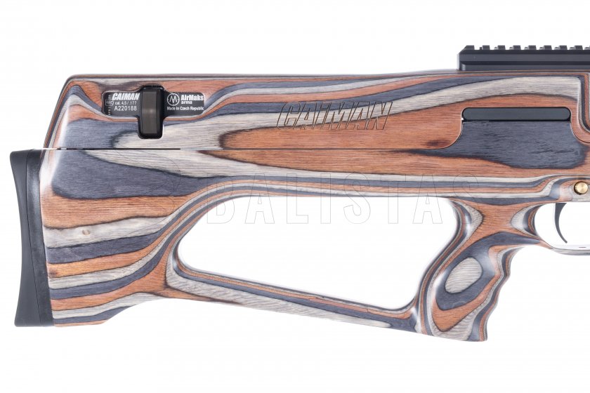 Luchtgeweer AirMaks Caiman 6,35mm GREY/BROWN lamino