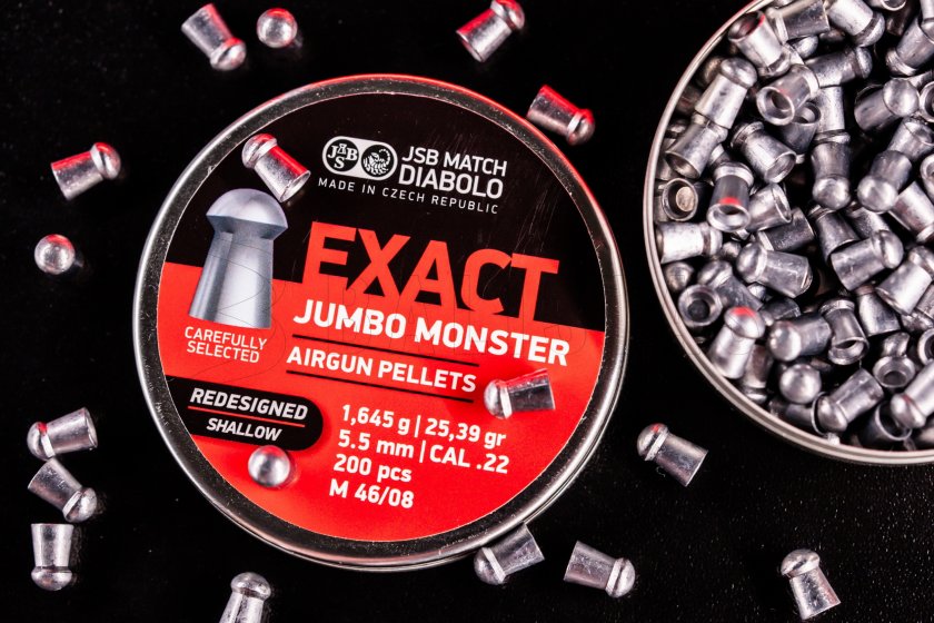 Diabolo JSB Exact Jumbo Monster Redesigned Shallow 5,52mm 200pcs