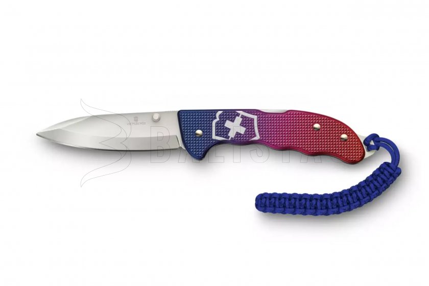 Mes Victorinox Evoke Alox blauw-rood