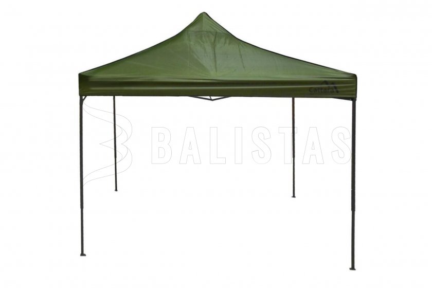 Tente pliante de fête 3x3m verte WATERPROOF