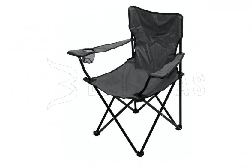 Chaise de camping pliante BARI gris