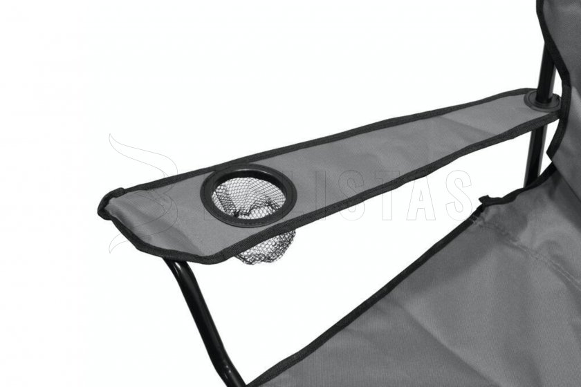 Chaise de camping pliante BARI gris