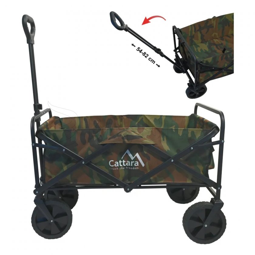 Chariot de camping pliable Cattara TROGIR ARMY