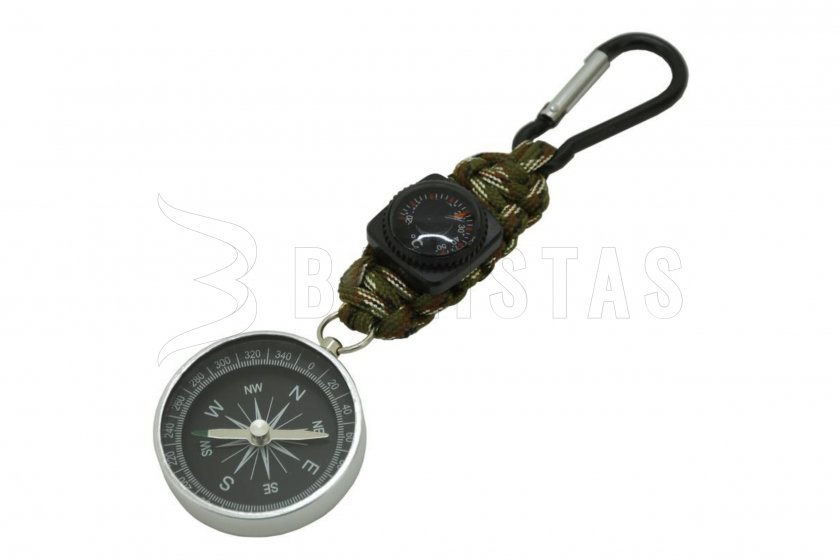 Pendentif OUTDOOR avec thermomètre et boussole