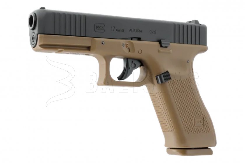 Luchtpistool Umarex Glock 17 Gen5 BlowBack Coyote 4,5mm