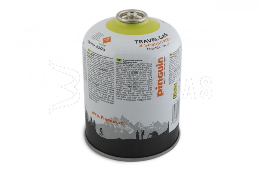 Gaspatroon Pinguin Travel Gas 450g