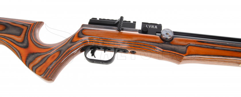 Luchtdrukgeweer Reximex Lyra oranje/grijs lamino 5,5mm