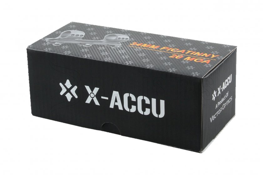 Montage Vector Optics X-Accu 20MOA 22mm/34mm eenzijdig medium
