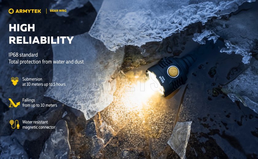 Lampe multifonction Armytek Bear WRG