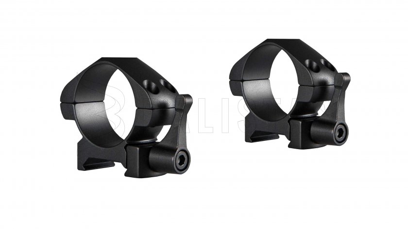 Montáž Hawke Precision Steel 22mm/30mm laag stalen snelspan