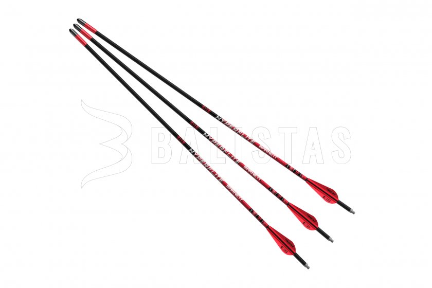 Set de flèches Barnett HyperFlite red/white 20" 3pcs