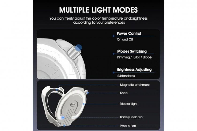 Lampe Wuben E1 blanche