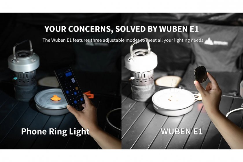 Lampe Wuben E1 blanche