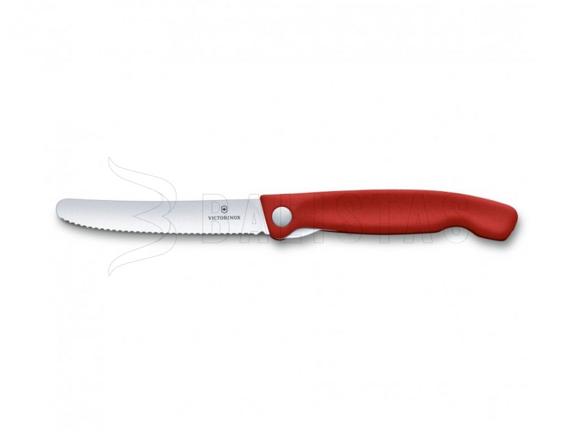 Zakmes voor groenten Victorinox gekarteld lemmet Rood