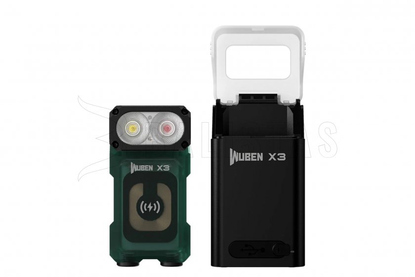 Lampe Wuben X3 verte