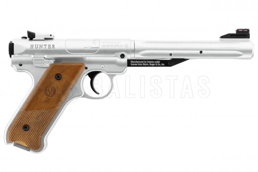 Pistolet à air Ruger Mark IV silver 4,5mm