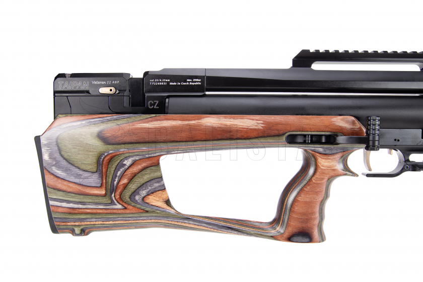 Carabine à air comprimé Taipan Veteran II TAC 550mm 5,5mm Tactical Laminate Forest