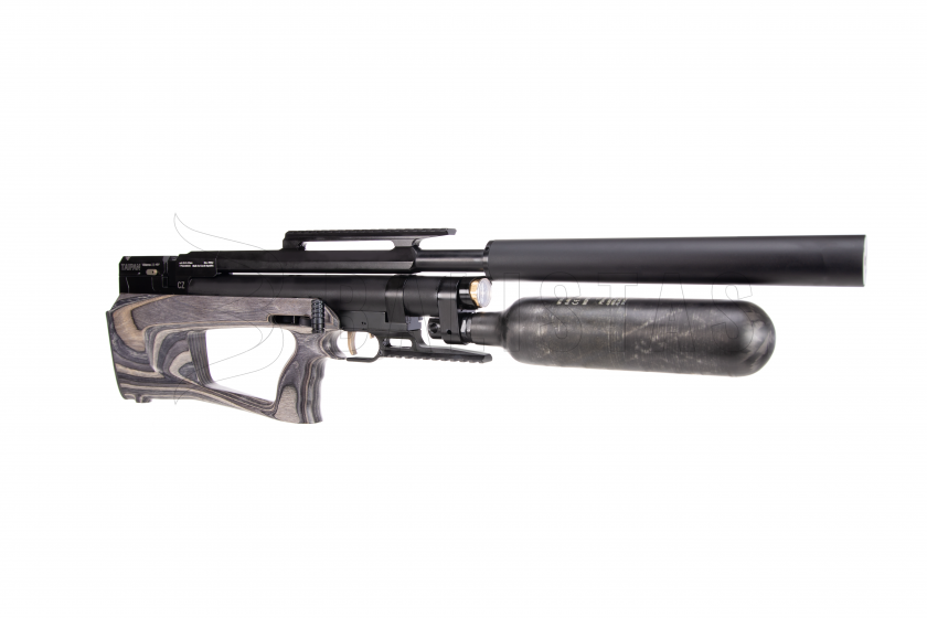 Luchtbuks Taipan Veteran II TAC 550mm 6,35mm Tactical Laminate Grey
