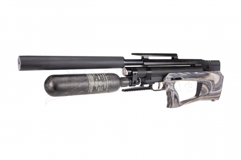 Luchtbuks Taipan Veteran II TAC 550mm 6,35mm Tactical Laminate Grey