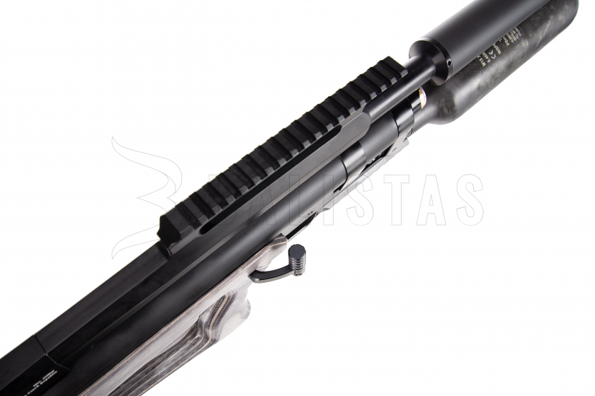 Luchtbuks Taipan Veteran II TAC 550mm 6,35mm Tactical Laminate Grey