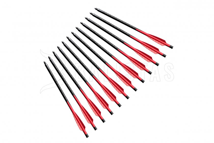 Flèches Barnett Demun Hyperbolt 7" 3F 12pcs