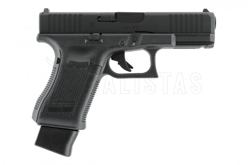 Pistolet à air comprimé Umarex Glock 19 Gen5 BlowBack MOS BB 4,5mm Black