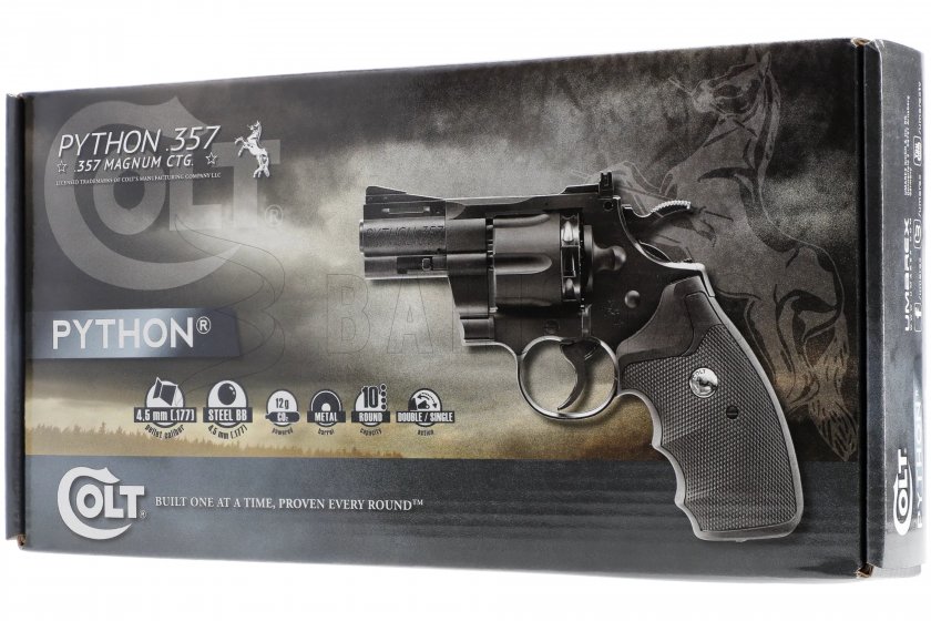 Revolver à air comprimé Colt Python 2,5" noir DIABOLO/BB