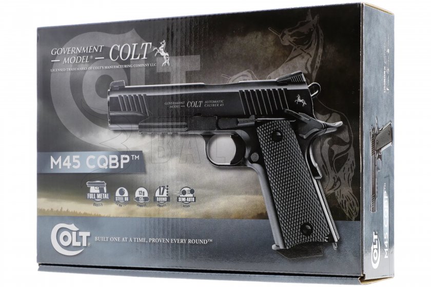 Pistolet à air comprimé Umarex Colt Government M45 CQBP 4,5mm