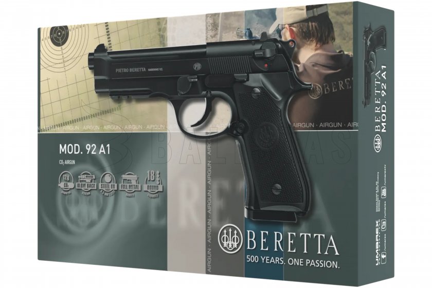 Pistolet à air comprimé Umarex Beretta M92 A1 4,5mm