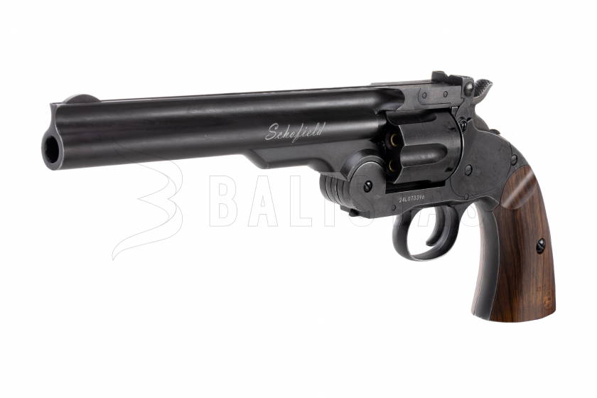 Revolver à air comprimé ASG Schofield 6" Noir 4,5mm Diabolo