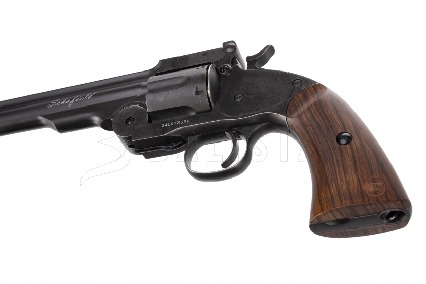 Revolver à air comprimé ASG Schofield 6" Noir 4,5mm Diabolo