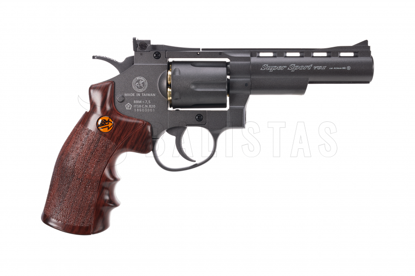 Revolver à air comprimé Bruni Super Sport 701 noir 4,5mm