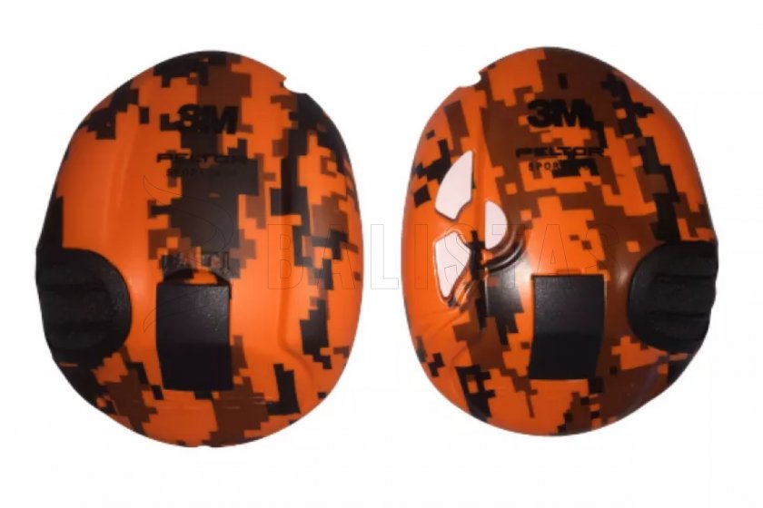 Peltor SportTac actieve oorkappen 26SNR digicamo oranje/groen