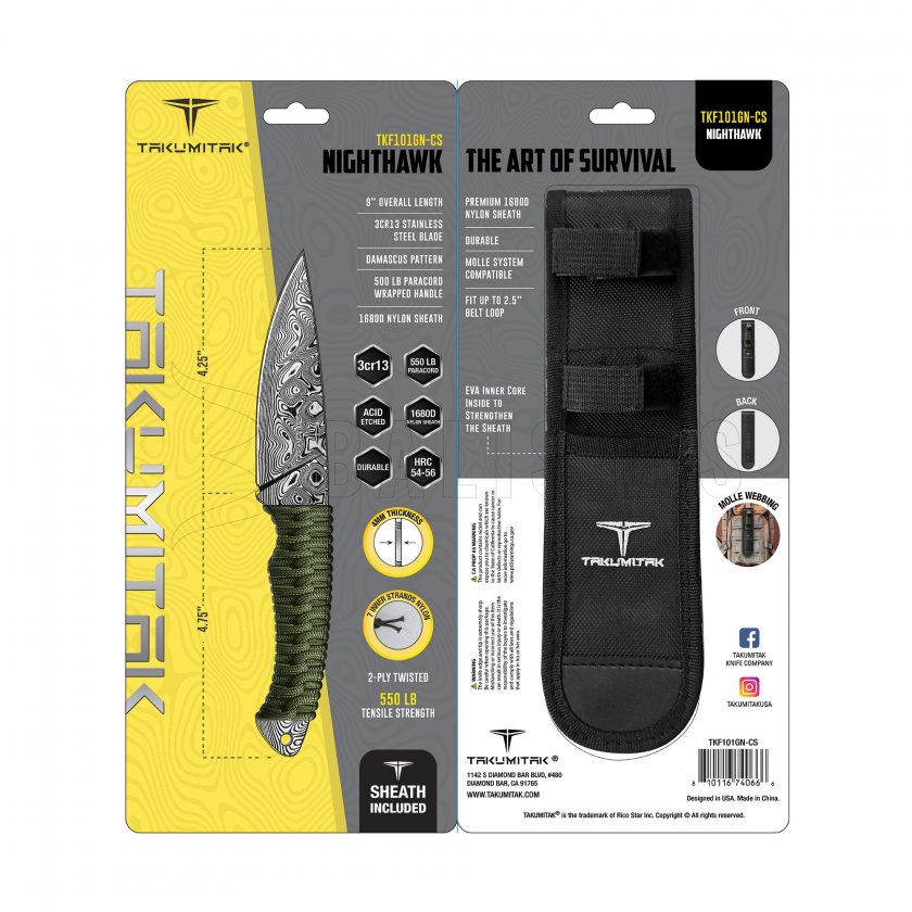 Mes Takumitak Nighthawk TKF101GN-CS