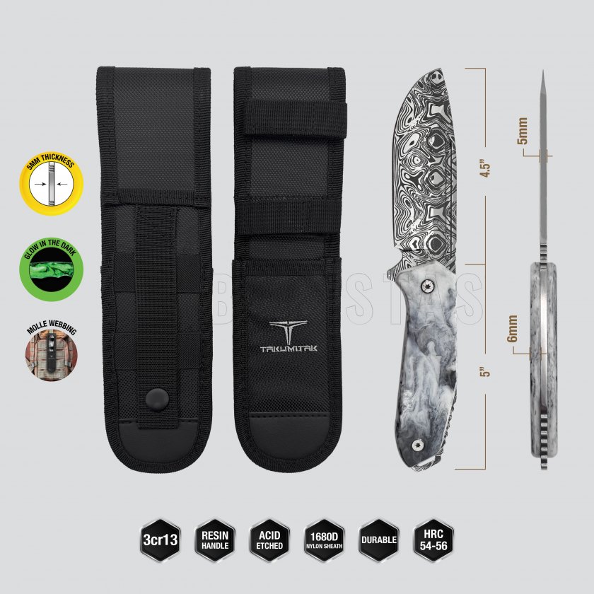 Couteau Takumitak Takumi TKF502BK-CS