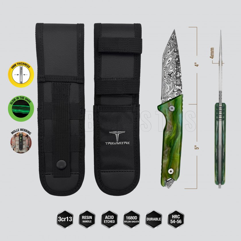 Couteau Takumitak Bloodstrike TKF501GN-CS