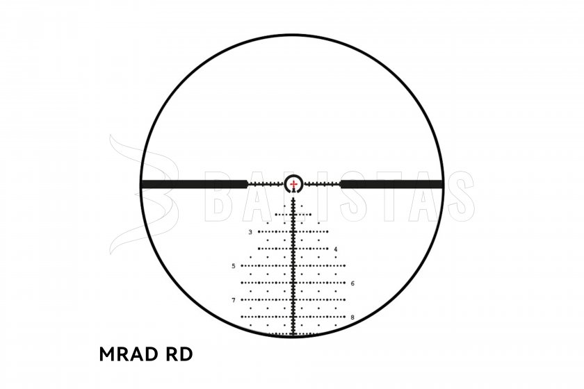 Lunette de visée Meopta MeoPro Optika6 3-18x50 RD FFP MRAD