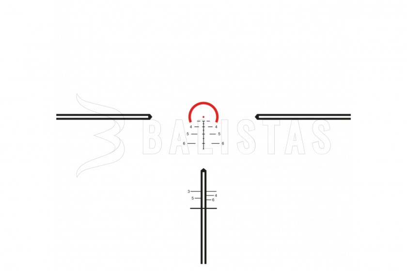 Lunette de visée Hawke Vantage 30 1-8x24 IR Tactical BDC 5,56
