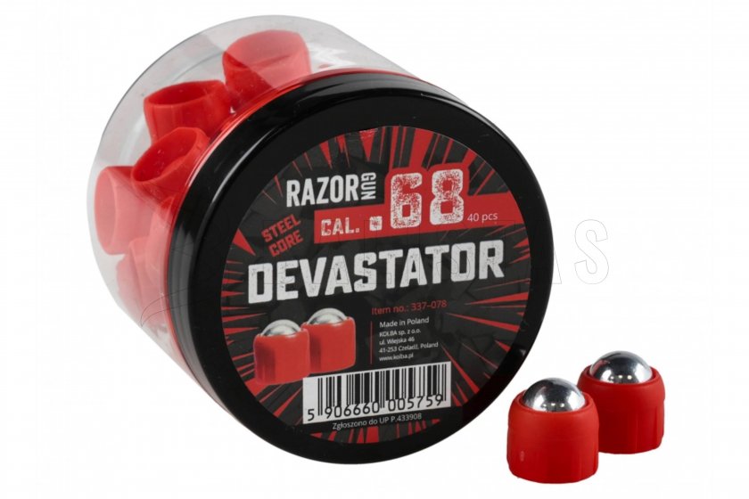 RAM Kuličky RazorGun Devastator cal.68 9.86g 40st