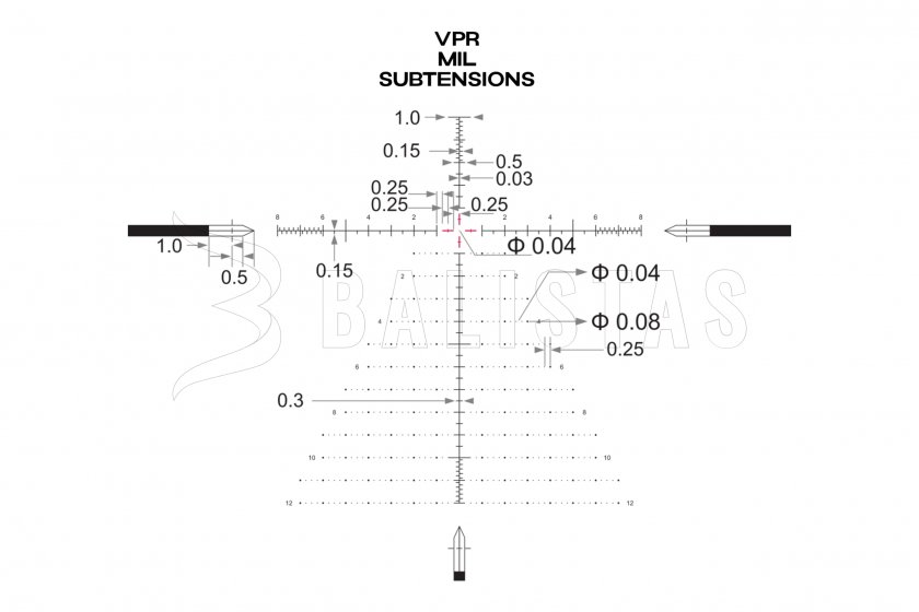 Lunette de visée Arken EP-5 7-35X56 FFP VPR MRAD GENII