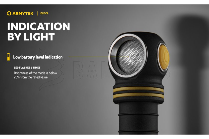 Lampe multifonction Armytek Elf C1 USB-C lumière blanche