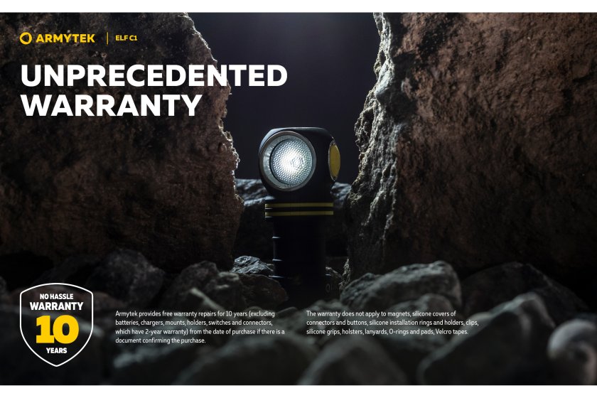 Lampe multifonction Armytek Elf C1 USB-C lumière blanche