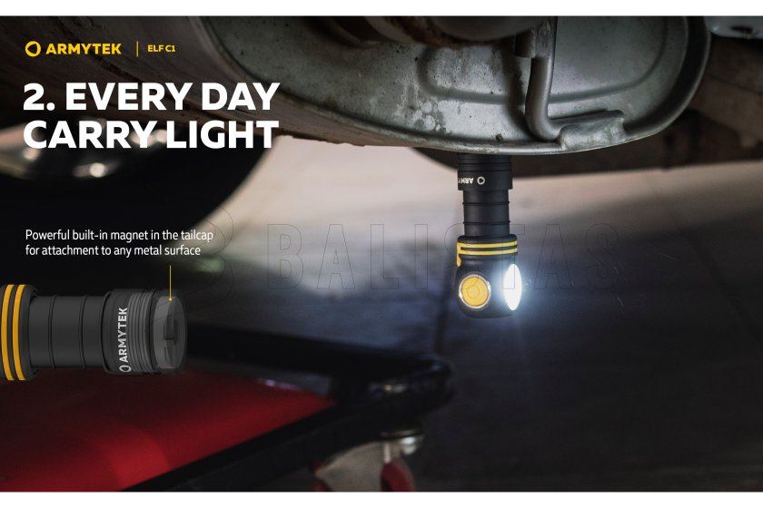 Lampe multifonction Armytek Elf C1 USB-C lumière blanche