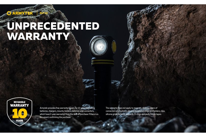 Multifunctionele zaklamp Armytek Elf C2 USB-C wit licht