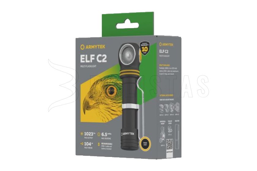 Lampe multifonction Armytek Elf C2 USB-C lumière chaude