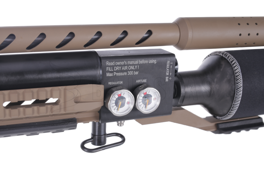Luchtbuks Hatsan Factor Sniper S 6,35mm FDE