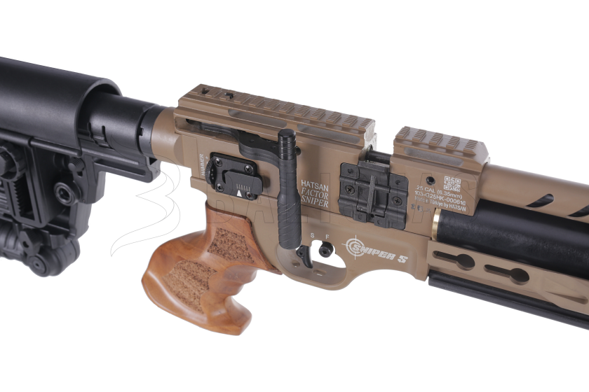 Luchtbuks Hatsan Factor Sniper S 6,35mm FDE